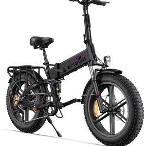 ENGWE ENGINE X Bicicletta Elettrica Pieghevole 250W per Adulti | Pneumatici Fat 20"×4.0 | Batteria 48V 13Ah, Autonomia 120 km | Sospensione Completa | 7 Velocità, Perfetta per Crociera Urbana